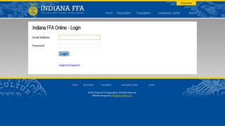 Indiana FFA Online - Login