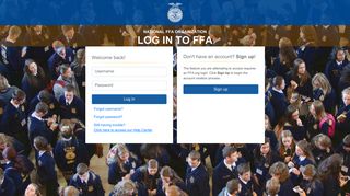 Log in to FFA | National FFA Organization