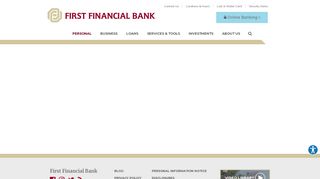 Personal | First Financial Bank | El Dorado, AR - Little Rock, AR ...