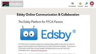 Edsby Online Communication & Collaboration | Foundations For the ...