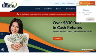 First Financial Federal Credit Union: Home