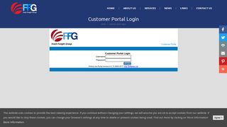 Customer Portal Login | FFG - Fresh Freight Group | Specialists in ...