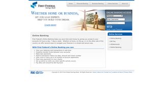 Online Banking - First Federal Savings Bank!