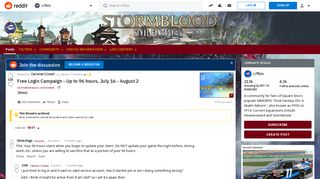 Free Login Campaign - Up to 96 hours, July 16 - August 2 : ffxiv ...