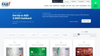 Credit Cards - Visa, Mastercard | First Abu Dhabi Bank, UAE