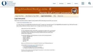 My Student Body - Florida Gulf Coast University