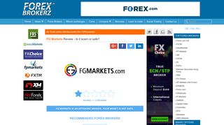 FG Markets Review - is fgmarkets.com scam or good forex broker?