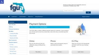 Payment Options | FGUA