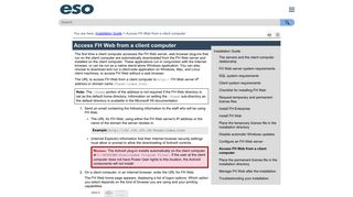 Access FH Web from a client computer - FIREHOUSE Software