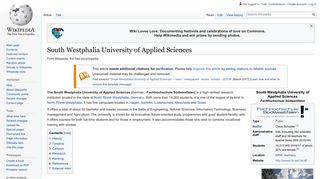 South Westphalia University of Applied Sciences - Wikipedia