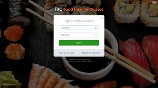 Food Handler Classes | California | $8.00 | Sign in | Online Training ...
