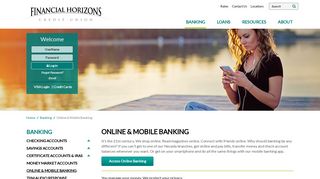 Online Banking | NV Mobile Banking Apps | Financial Horizons