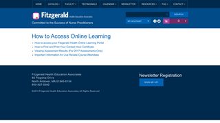 How to Access Online Learning | Fitzgerald Health Education Associates