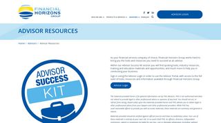 Advisor Resources | Financial Horizons Group