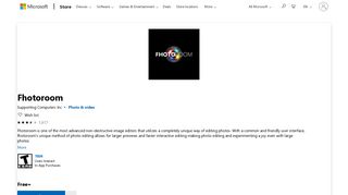 Get Fhotoroom - Microsoft Store