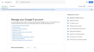 Manage your Google Fi account - Google Fi Help - Google Support