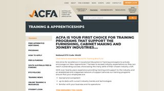 Training & Apprenticeships – FIAA