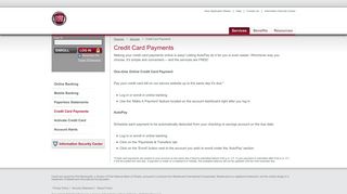Fiat MasterCard Personal Credit Card Payments - First Bankcard
