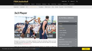3x3 Player - FIBA.basketball