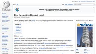 First International Bank of Israel - Wikipedia