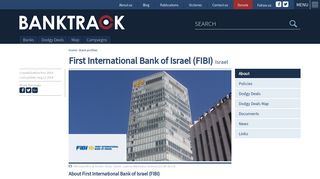 BankTrack – First International Bank of Israel (FIBI)