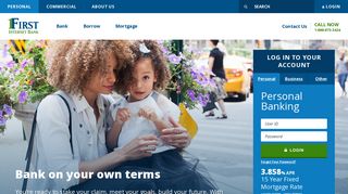 First Internet Bank: Online Banking | Savings, Checking, CDs, Mortgage