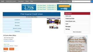 First Imperial Credit Union - El Centro, CA - Credit Unions Online