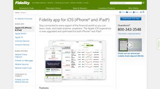 Mobile Finance - Fidelity - Fidelity Investments