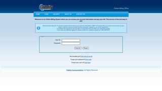 Online Billing Office - Fidelity Communications