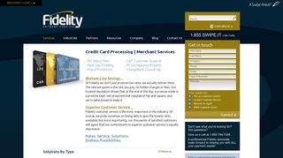 Credit Card Processing | Merchant Services | Fidelity Payment Services