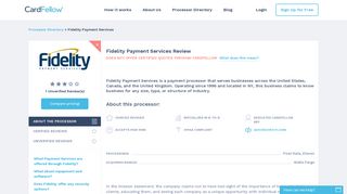 Fidelity Payment Services Review 2018 - CardFellow