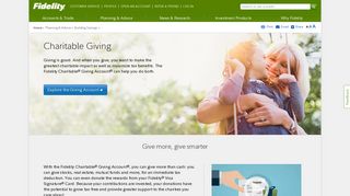 Fidelity Charitable Giving Account - Fidelity - Fidelity Investments