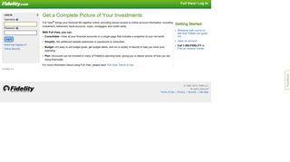 Fidelity Full View - Log In to Fidelity.com - Fidelity Investments