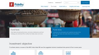 Fidelity India Fund | Info & Charts | Fidelity Australia