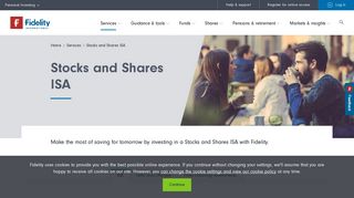 Stocks and Shares ISA | Save easily online for your future | Fidelity