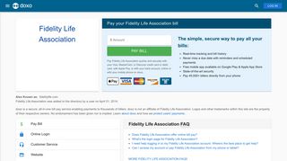 Fidelity Life Association: Login, Bill Pay, Customer Service and Care ...