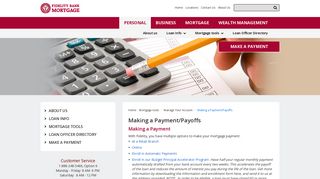 Making a Payment/Payoffs - Fidelity Bank