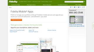 Mobile Trading Apps for Smartphones from Fidelity