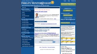 Fidelity Monitor & Insight -- Welcome