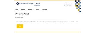 Property Portal | Fidelity National Title | Portland Oregon