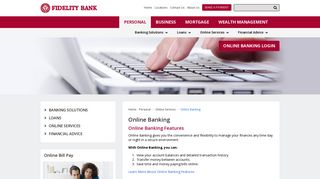 Fidelity Bank - Fidelity Bank Online Banking