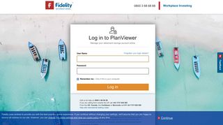 Fidelity's PlanViewer
