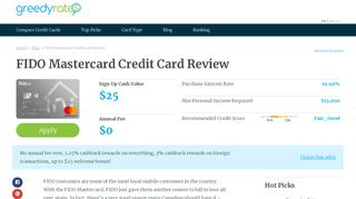 Rogers FIDO Mastercard Credit Card Review | Greedyrates.ca