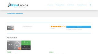 Fido MasterCard Review - RateLab.ca