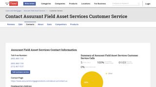 Assurant Field Asset Services Customer Service Phone Number (800 ...
