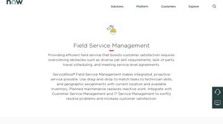 Field Service Management | Shared Services Applications | ServiceNow