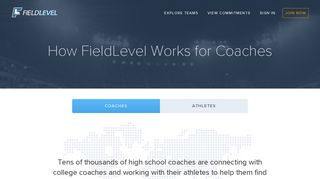 How it Works for Coaches | FieldLevel