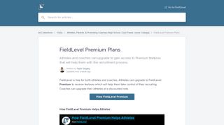 FieldLevel Premium Plans | FieldLevel Help Center