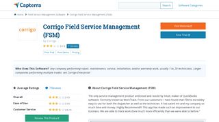 Corrigo Field Service Management (FSM) Reviews and Pricing - 2019
