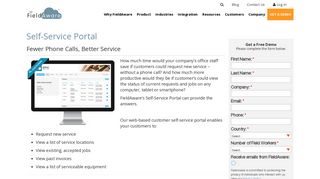 Self-Service Portal - FieldAware